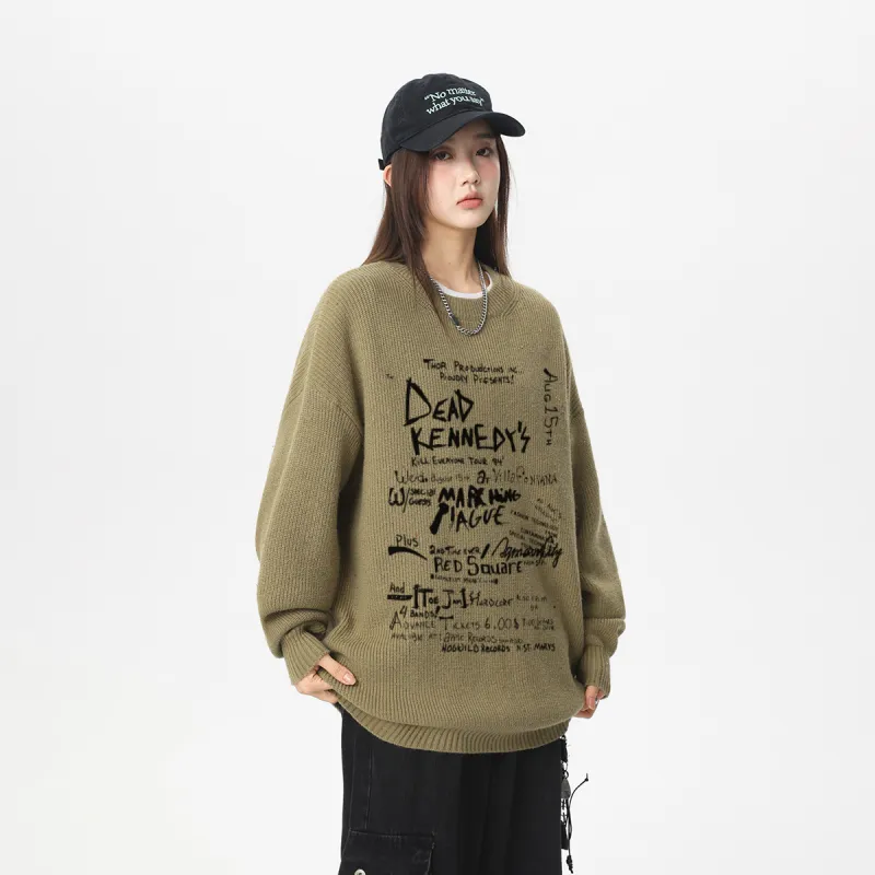 Qnxeey Knitwear Unisex-23
