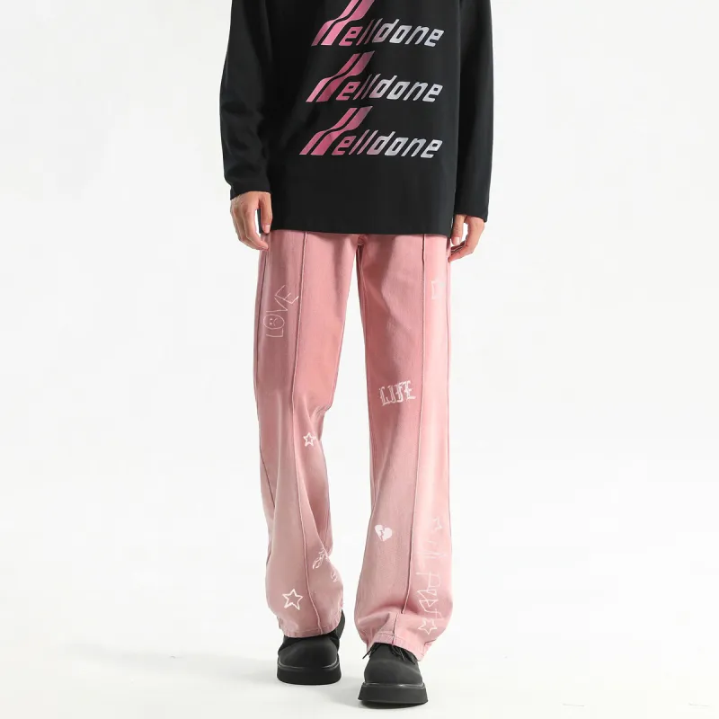 Qnxeey Jeans Unisex-15
