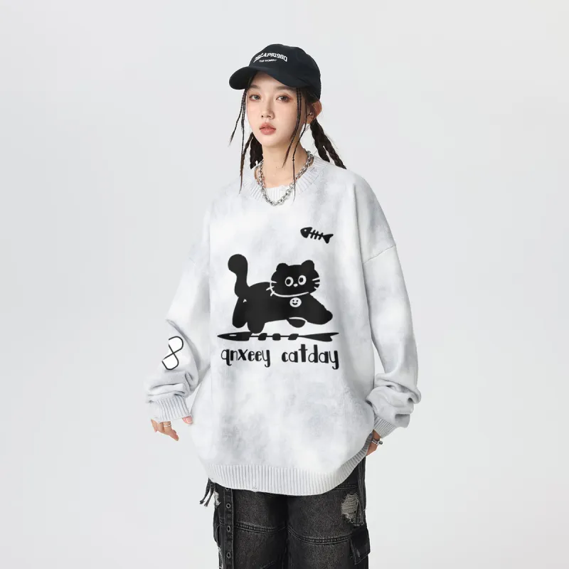 Qnxeey Sweaters Unisex-2