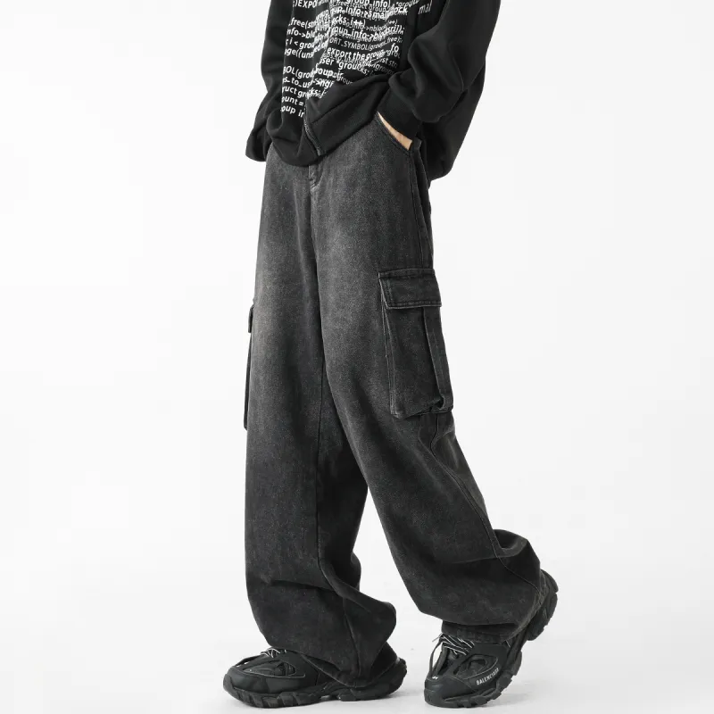 Qnxeey Jeans Unisex-3