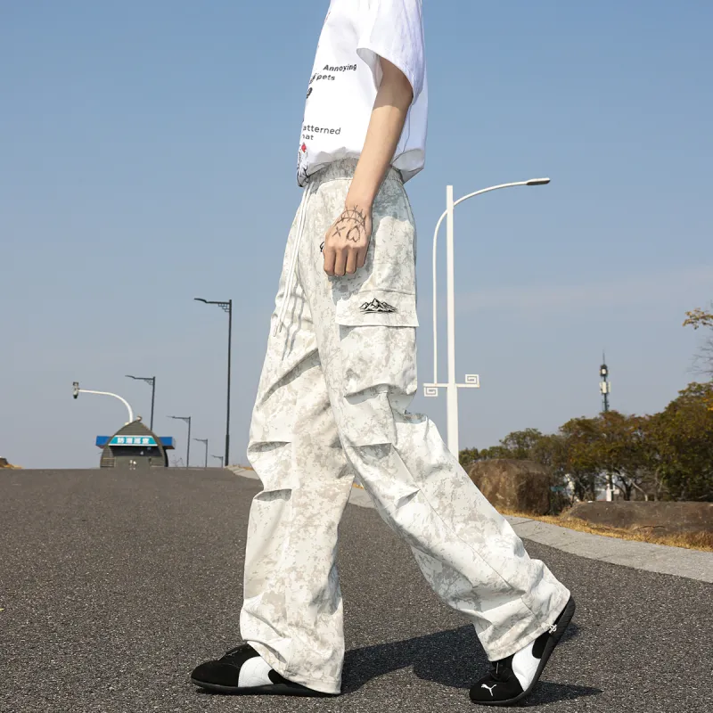 Qnxeey Casual Pants Unisex-1