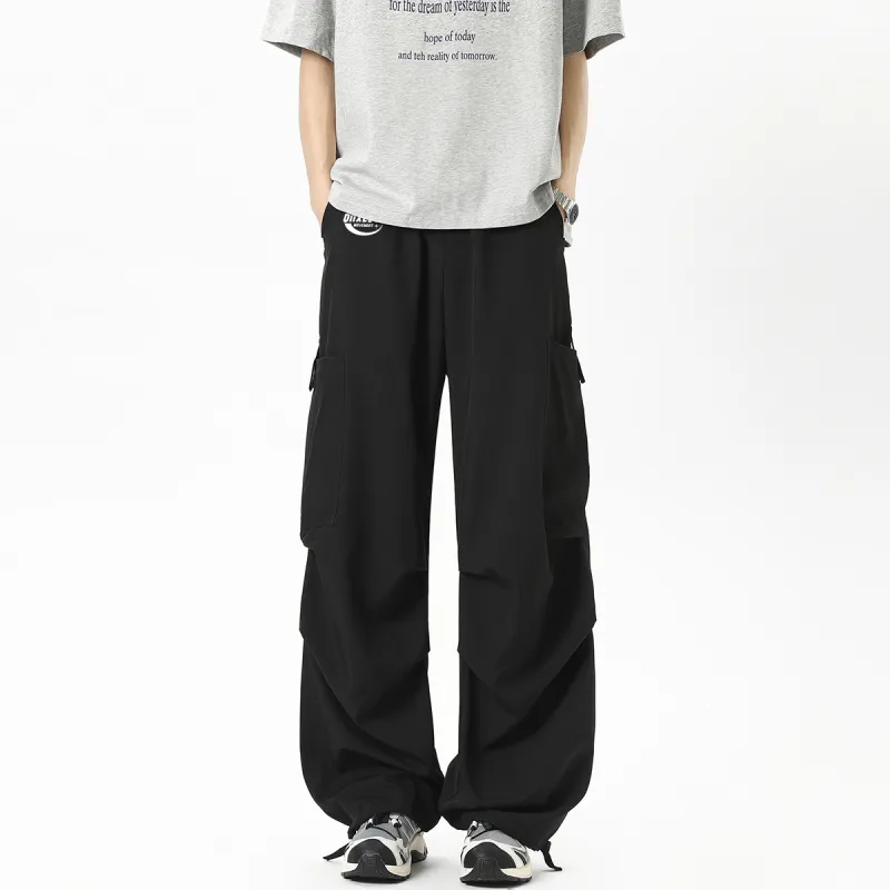 Qnxeey Casual Pants Unisex-5