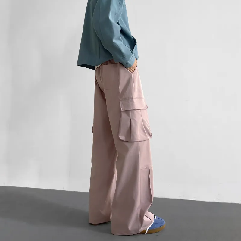 Qnxeey Cargo Pants Unisex-16