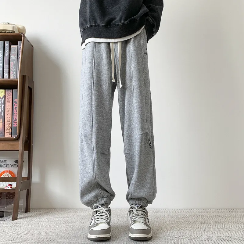 Qnxeey Casual Pants Unisex-8