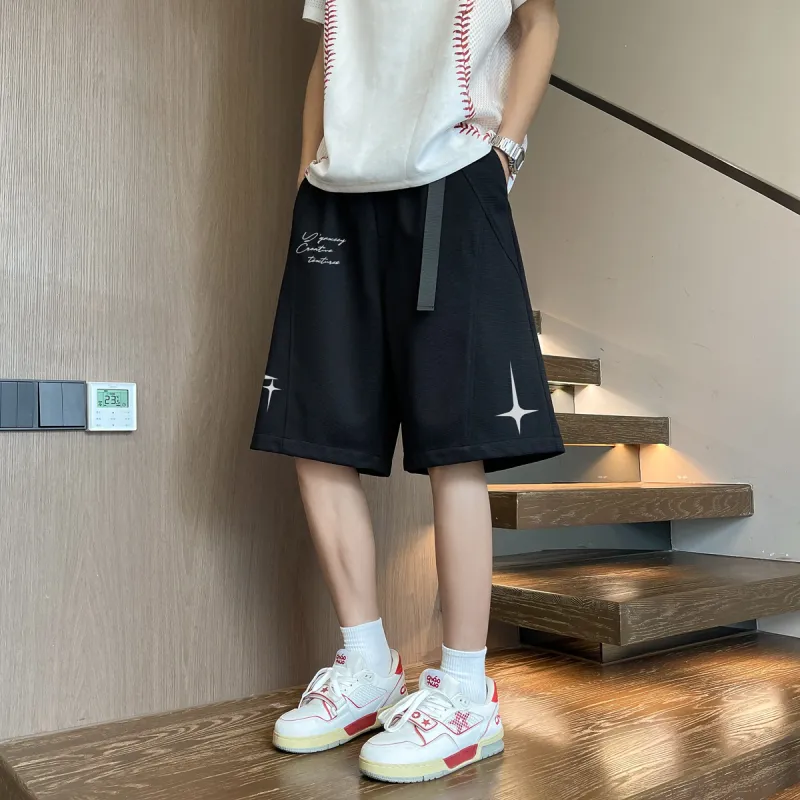 Qnxeey Casual Shorts Unisex-2