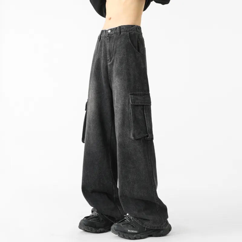 Qnxeey Jeans Unisex-4