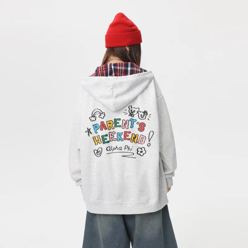 Qnxeey Sweatshirts Unisex-4