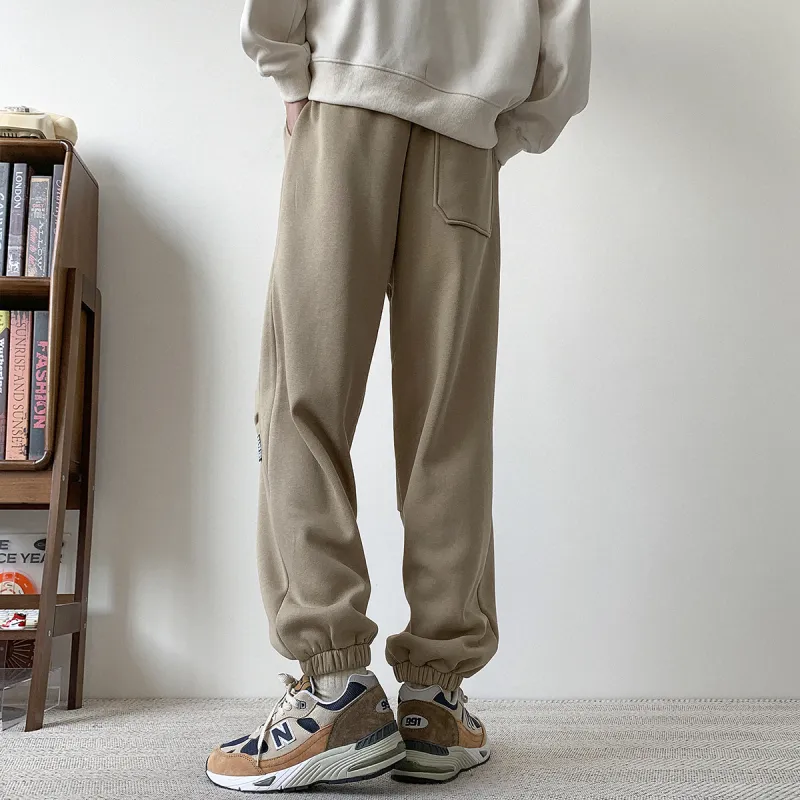 Qnxeey Casual Pants Unisex-16
