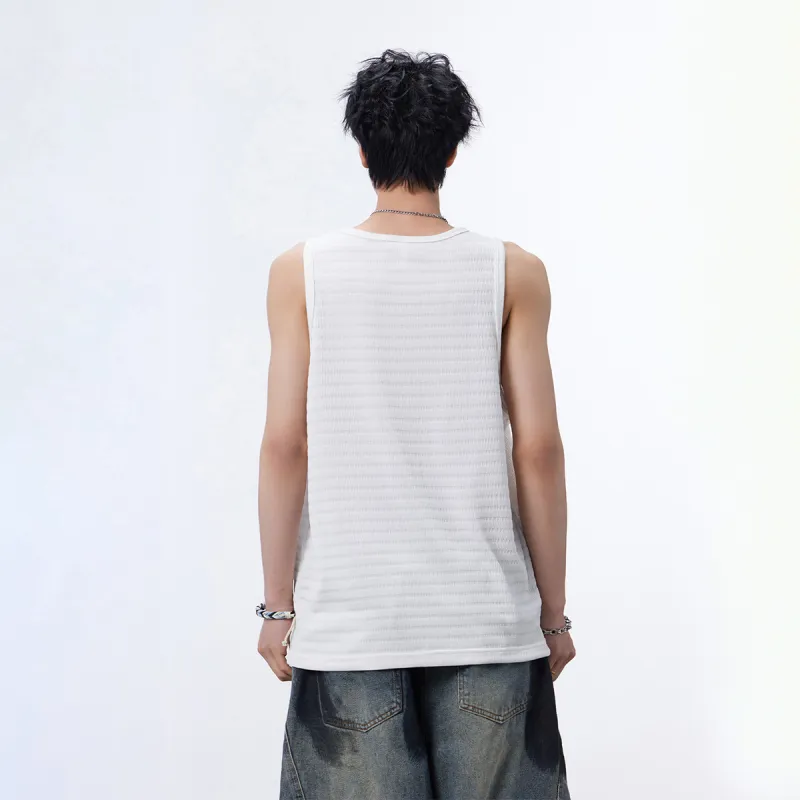 Qnxeey Tank Tops Unisex-11