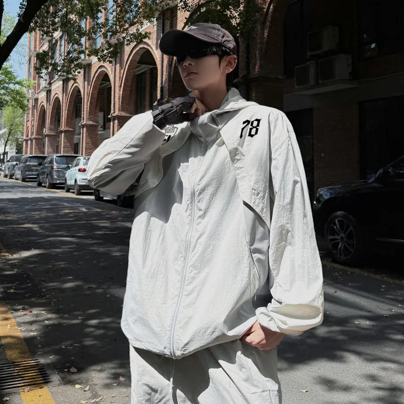 Qnxeey Sun Protection Clothing Unisex-4