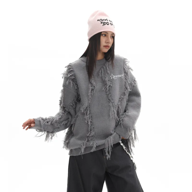 Qnxeey Sweaters Unisex-12