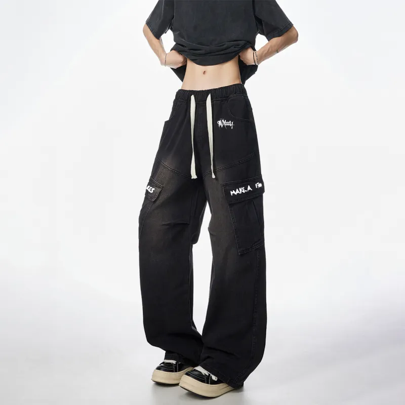 Qnxeey Jeans Unisex-4
