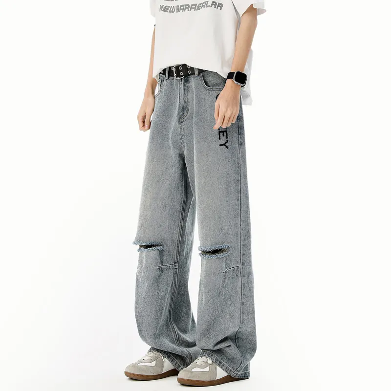 Qnxeey Jeans Unisex-3