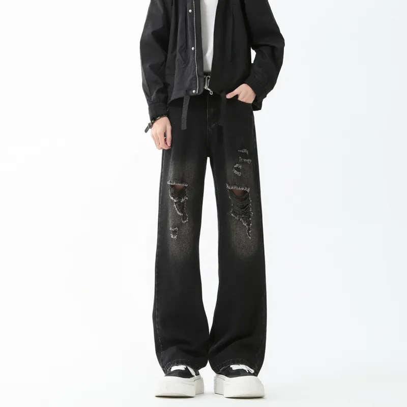 Qnxeey Jeans Unisex-2