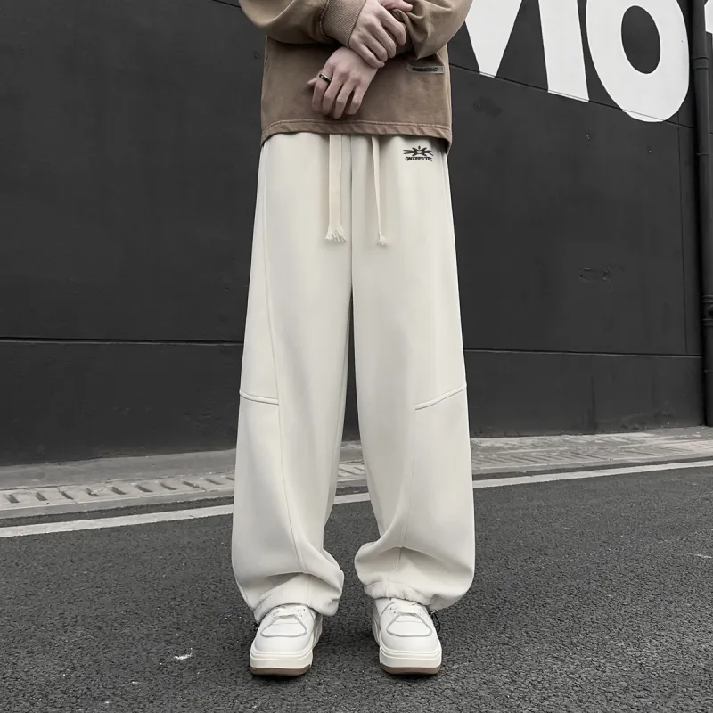 Qnxeey Knitted Sweatpants Unisex-28