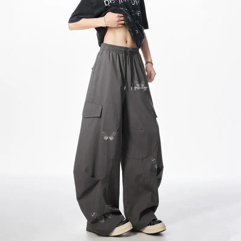 Qnxeey Casual Pants Unisex-4