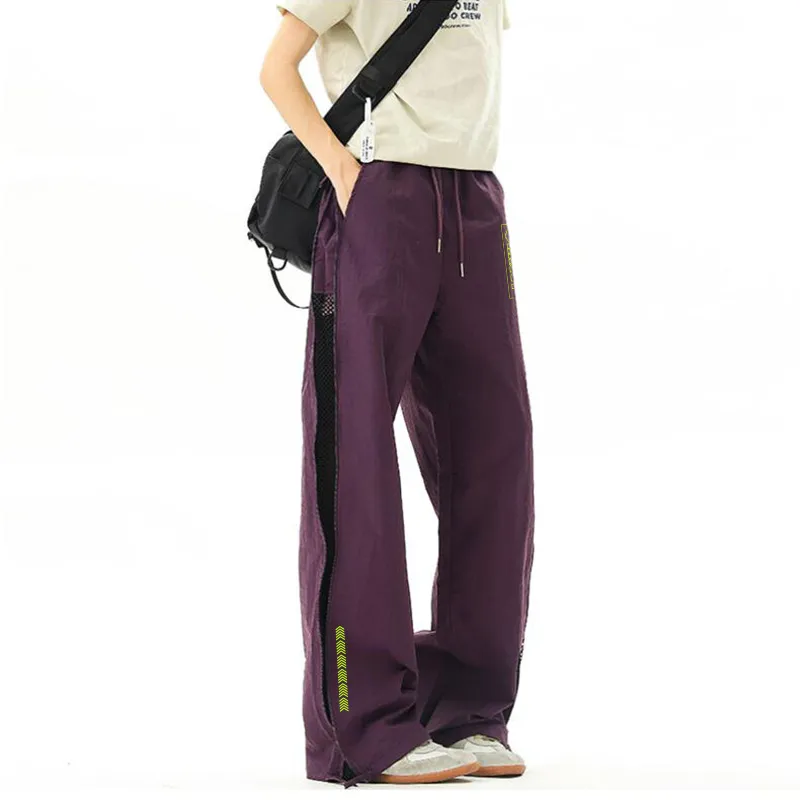 Qnxeey Casual Pants Unisex-14