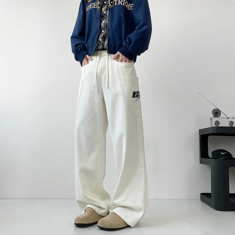 Qnxeey Jeans Unisex-8