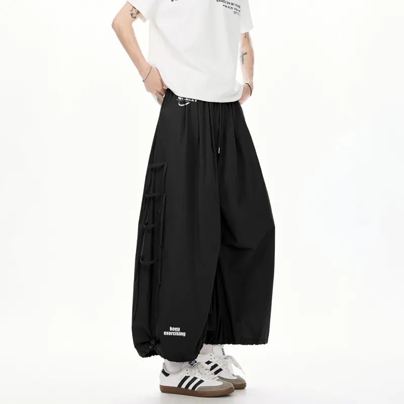 Qnxeey Casual Pants Unisex-4