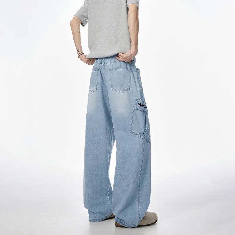 Qnxeey Jeans Unisex-11