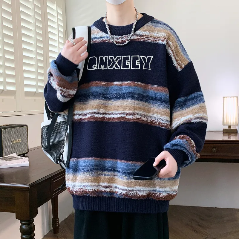 Qnxeey Sweaters Unisex-8