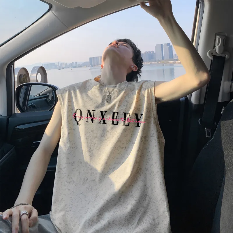 Qnxeey Tank Tops Unisex-10