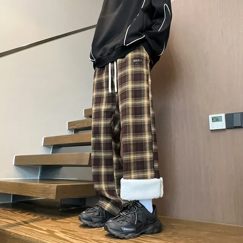 Qnxeey Casual Pants Unisex-11