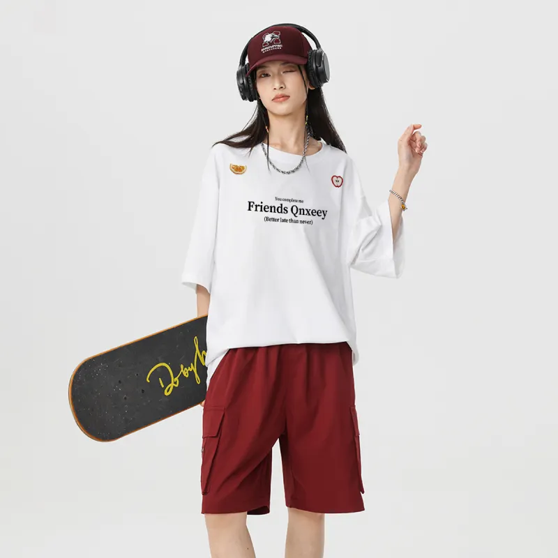 Qnxeey T Shirts Unisex-6