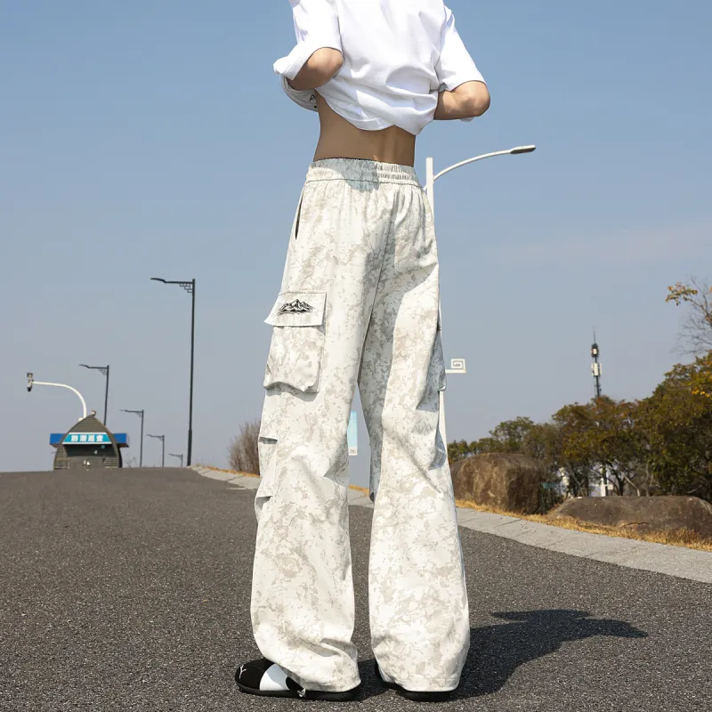Qnxeey Casual Pants Unisex-2