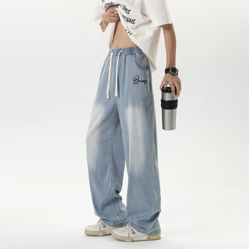 Qnxeey Jeans Unisex-12