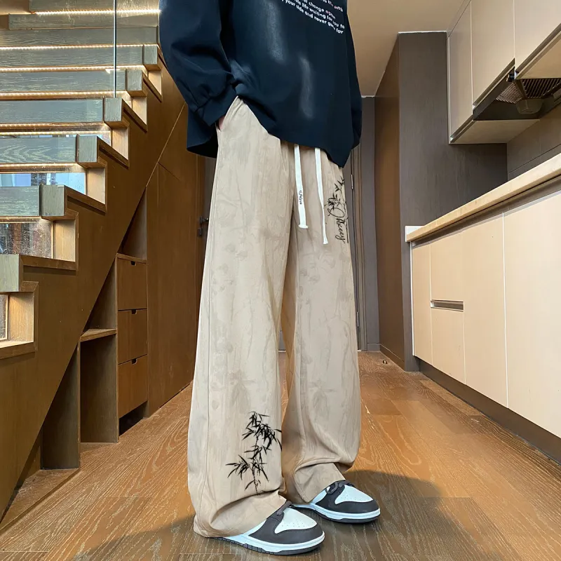 Qnxeey Casual Pants Unisex-15