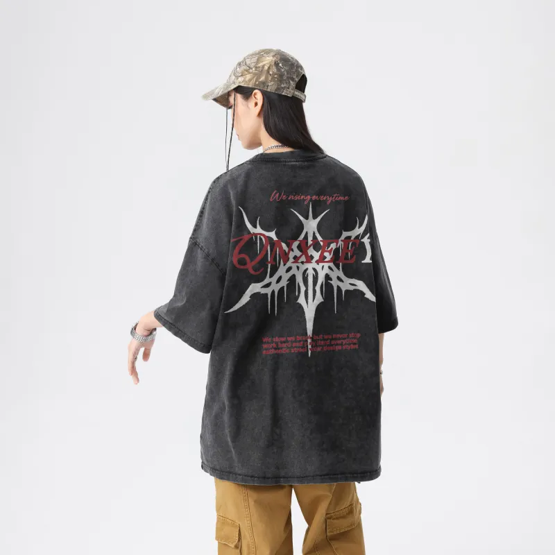Qnxeey T Shirts Unisex-5