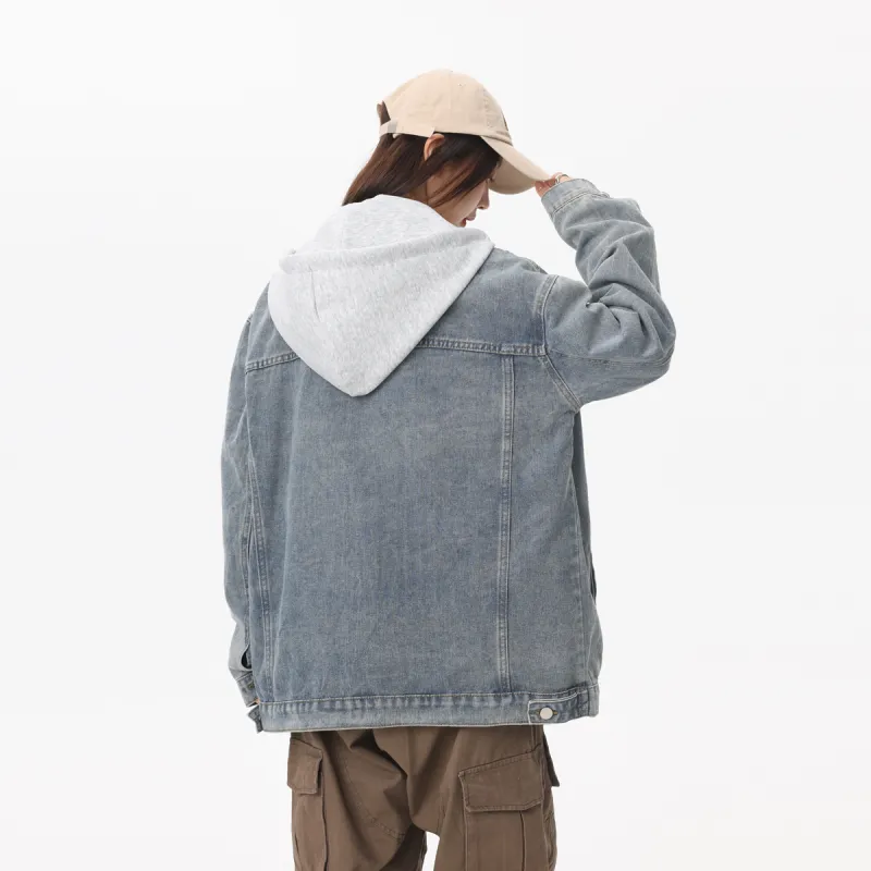 Qnxeey Denim Jackets Unisex-38
