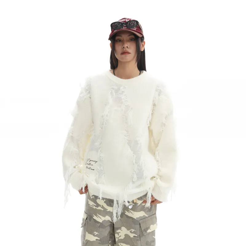 Qnxeey Sweaters Unisex-9