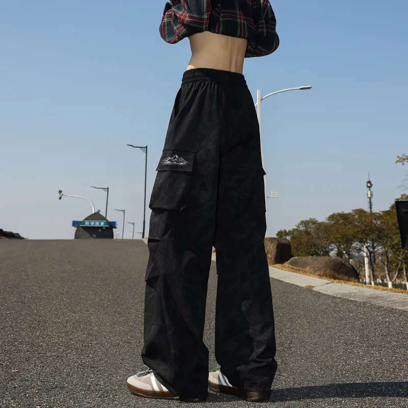 Qnxeey Casual Pants Unisex-6