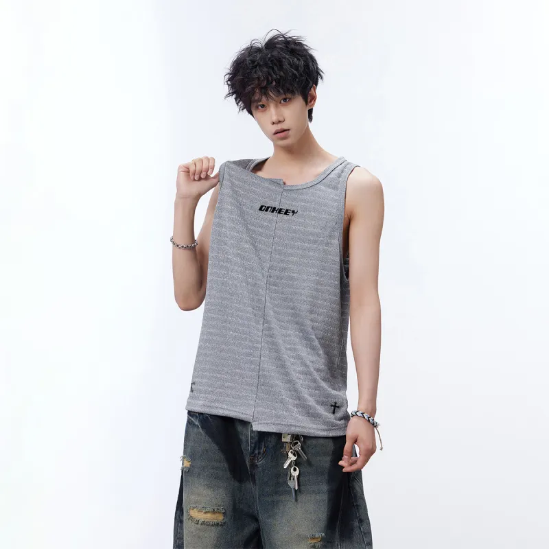 Qnxeey Tank Tops Unisex-15