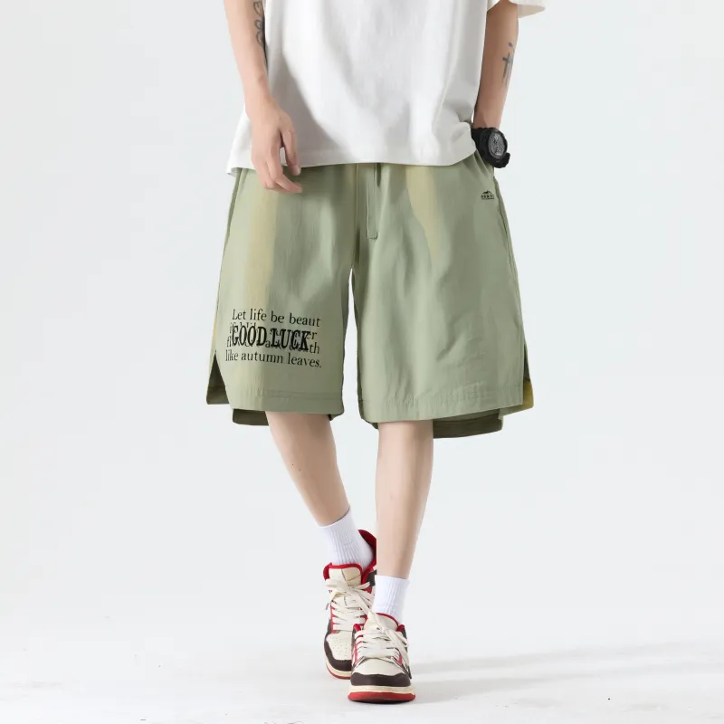 Qnxeey Casual Shorts Unisex-7