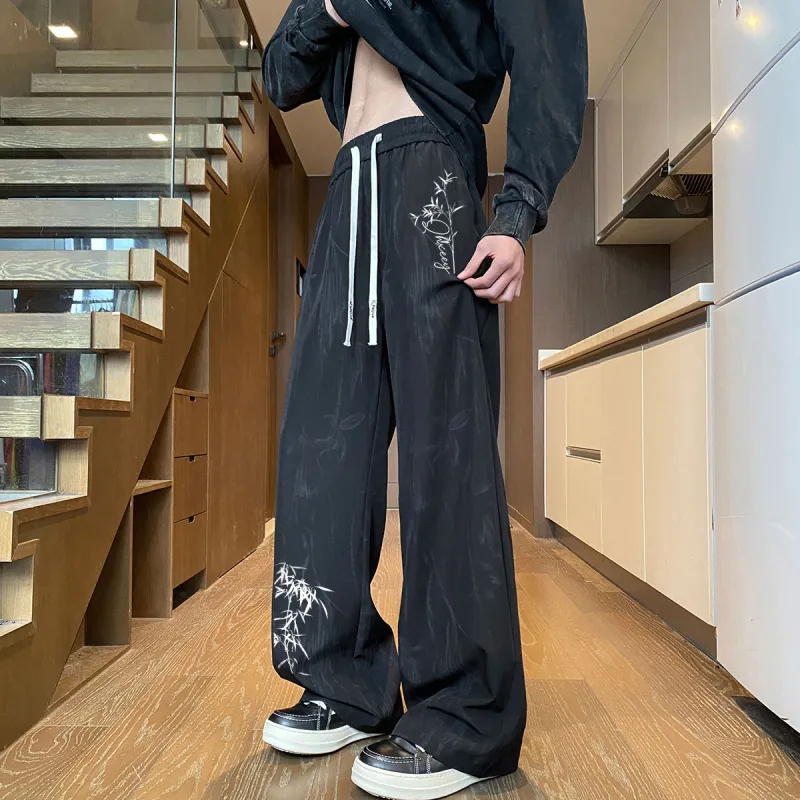 Qnxeey Casual Pants Unisex-3