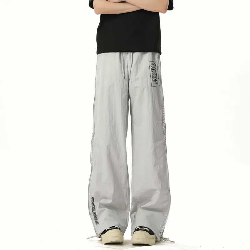 Qnxeey Casual Pants Unisex-8