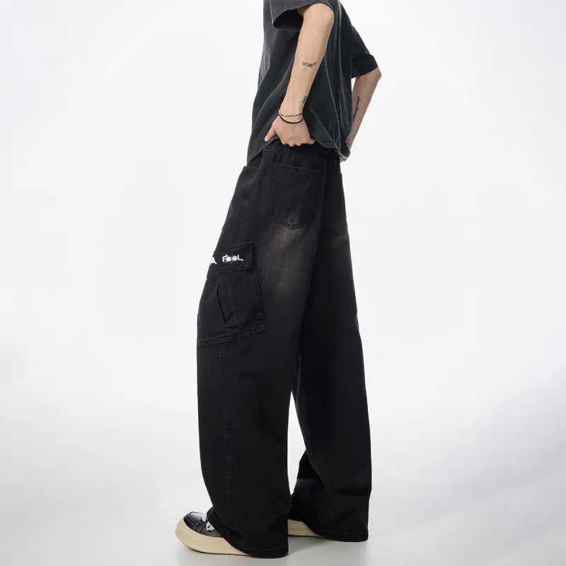 Qnxeey Jeans Unisex-5