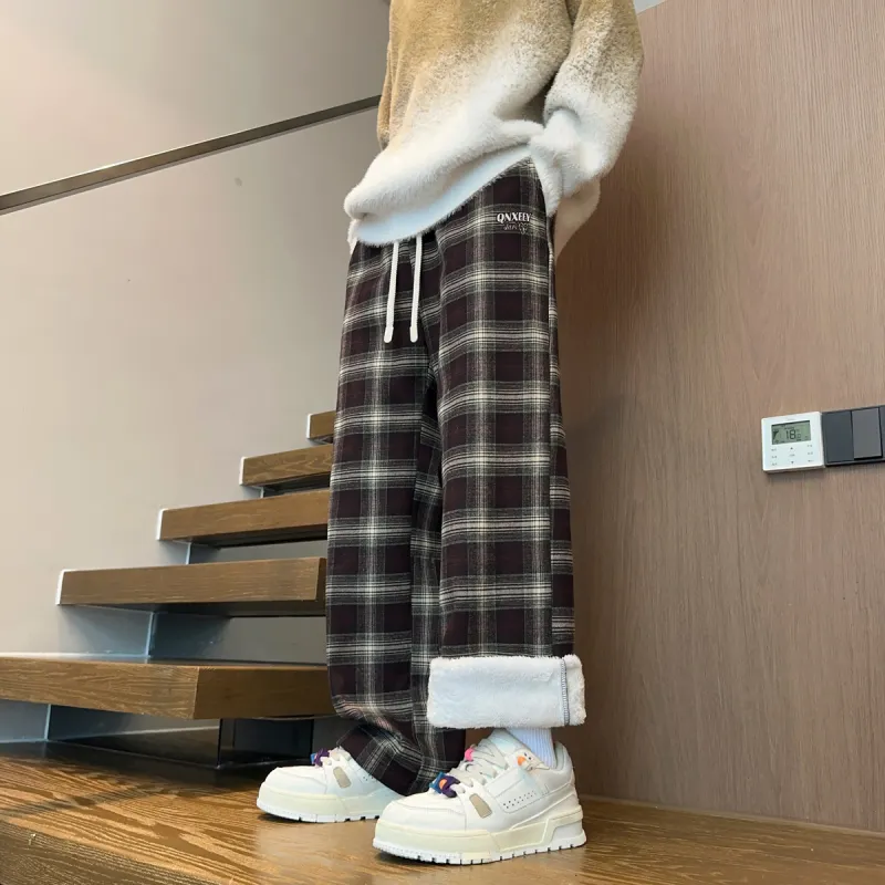 Qnxeey Casual Pants Unisex-5