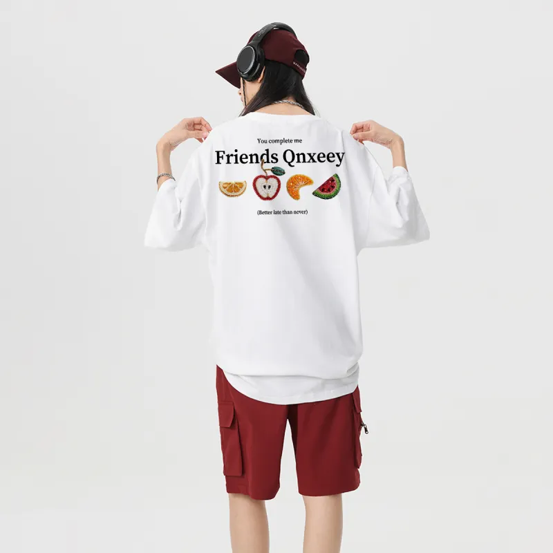 Qnxeey T Shirts Unisex-2
