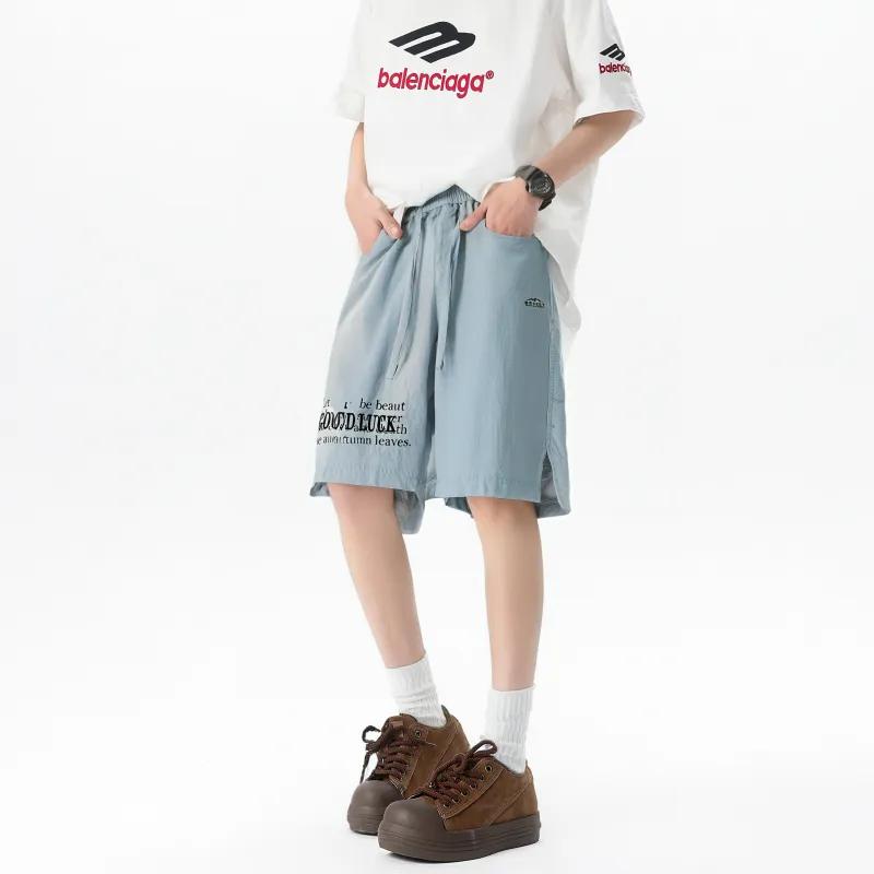 Qnxeey Casual Shorts Unisex-14