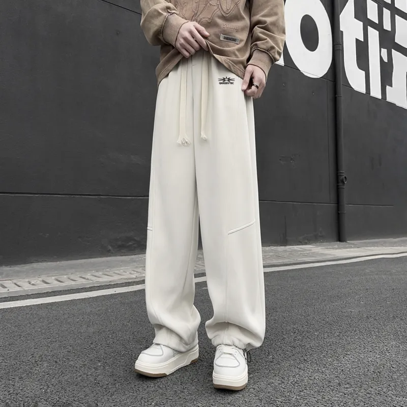 Qnxeey Knitted Sweatpants Unisex-29