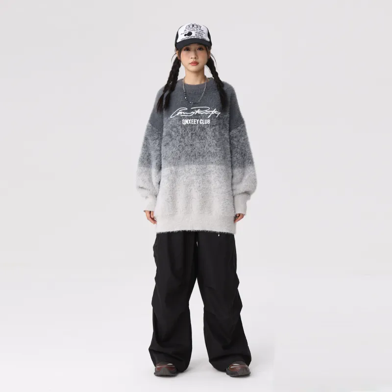 Qnxeey Sweater For Autumn And Winter Unisex-4