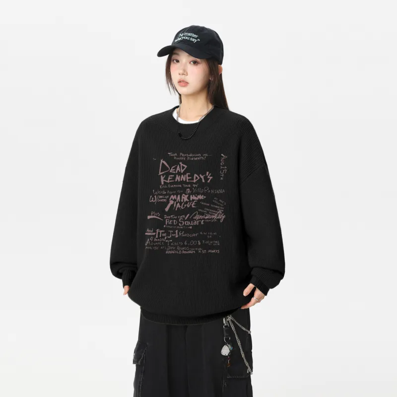 Qnxeey Knitwear Unisex-4
