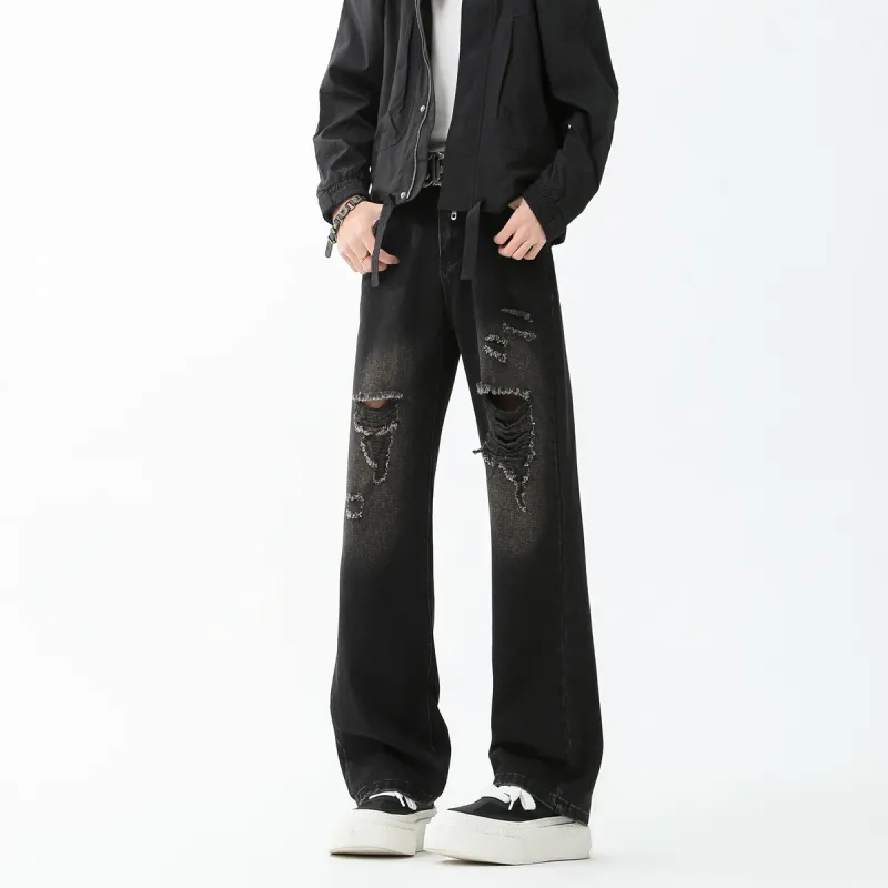 Qnxeey Jeans Unisex-4