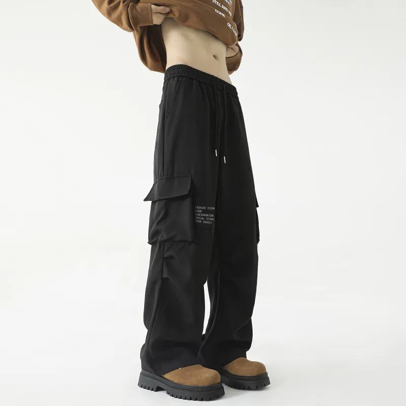 Qnxeey Cargo Pants Unisex-4