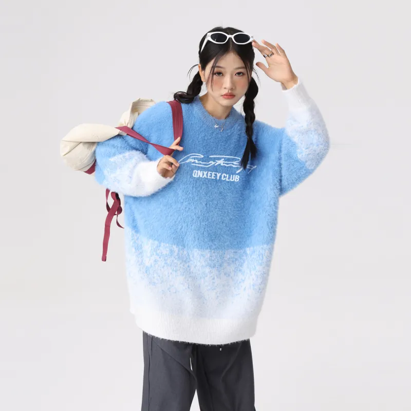 Qnxeey Sweater For Autumn And Winter Unisex-16