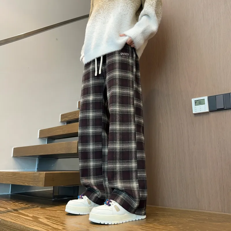Qnxeey Casual Pants Unisex-3